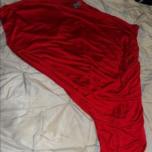 Umgee Scarlet One Shoulder Dress